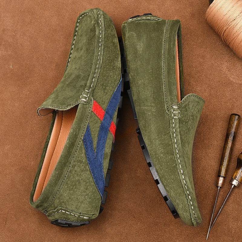 Men's Genuine Leather Slip-On Loafers | Aladinae