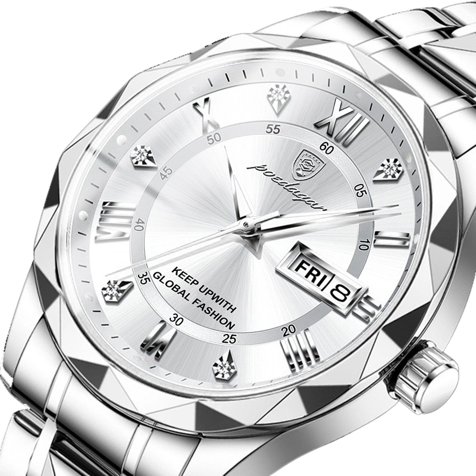 Swiss-Style Men's Dual Calendar Quartz Watch | Aladinae