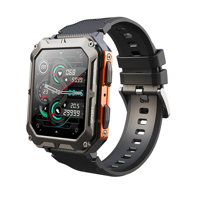 Men & Women's Bluetooth Smart Watch - Waterproof, Square Dial