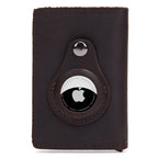 AirTag Compatible Leather Wallet & Card Holder | Aladinae