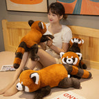 Cute and adorable simulation raccoon doll plush toy little raccoon doll children sleeping comfort pillow doll