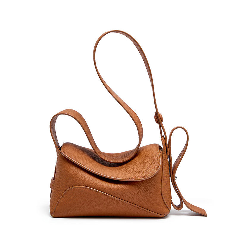 Genuine leather large capacity underarm bag women 2025 summer new versatile shoulder crossbody tote bag