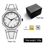 Women's Large Dial Watch - Plastic Strap