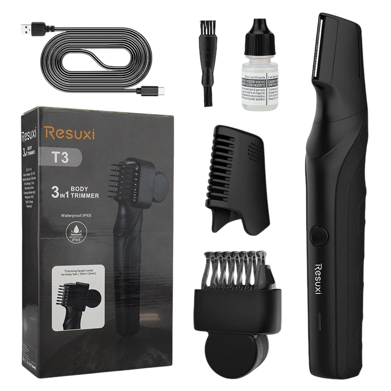 RESUXI T3 Men's Shaver & Body Trimmer Set – USB | Aladinae