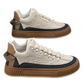 Men's White Height Increasing Sneakers | Aladinae