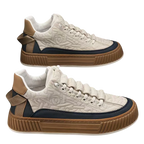 Men's White Height Increasing Sneakers | Aladinae