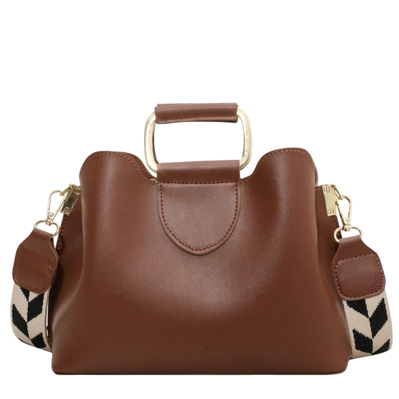 Autumn and winter textured large bag for women 2021 new style fashionable and simple wide shoulder strap women's bag versatile and atmospheric casual mom bag