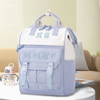 Japanese college style hand-held backpack for junior high school students female schoolbag commuting backpack lightweight mommy bag