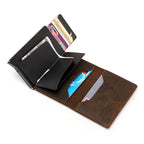 AirTag Compatible Leather Wallet & Card Holder | Aladinae