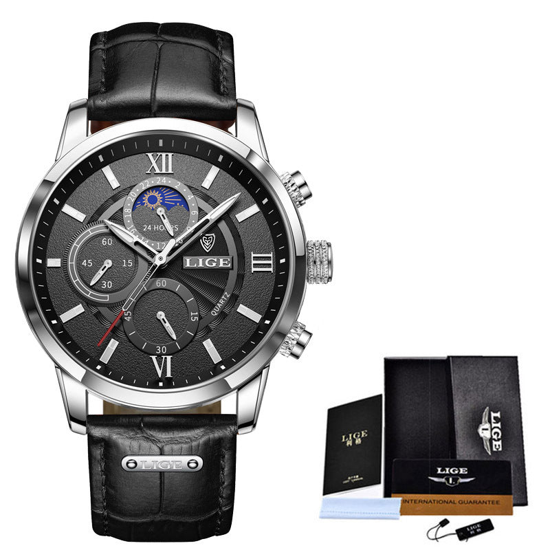 Men's Multi-Function Chronograph Quartz Watch