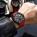 Men's Multi-Function Quartz Watch - Silicone Band