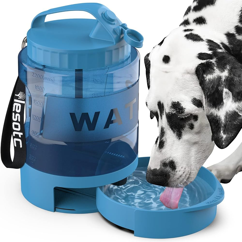 Amazon Bestseller 2.2L Dog Water Bottle, Large Capacity, Outdoor Sports Water Bottle, Outdoor Cat and Dog Water Bottle