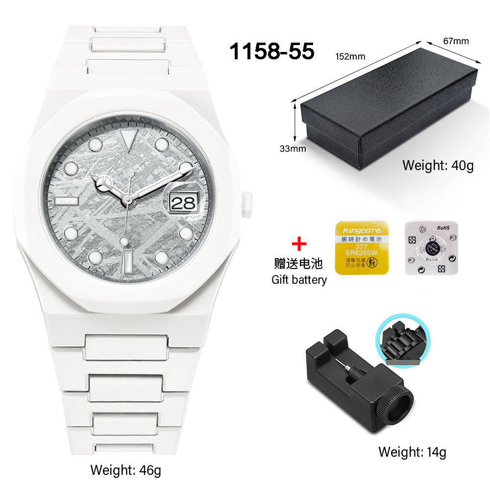 SHUAIKE new personality fashion large dial women's watch candy color trend fashion watch decorative color watch