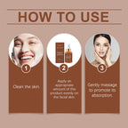 OUHOE moisturizing essence nourishes facial skin, brightens skin tone, elasticizes skin, rejuvenates and moisturizes the skin