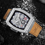 2021 new ONOLA cross-border explosion multi-function quartz watch men's leather waterproof watch watch