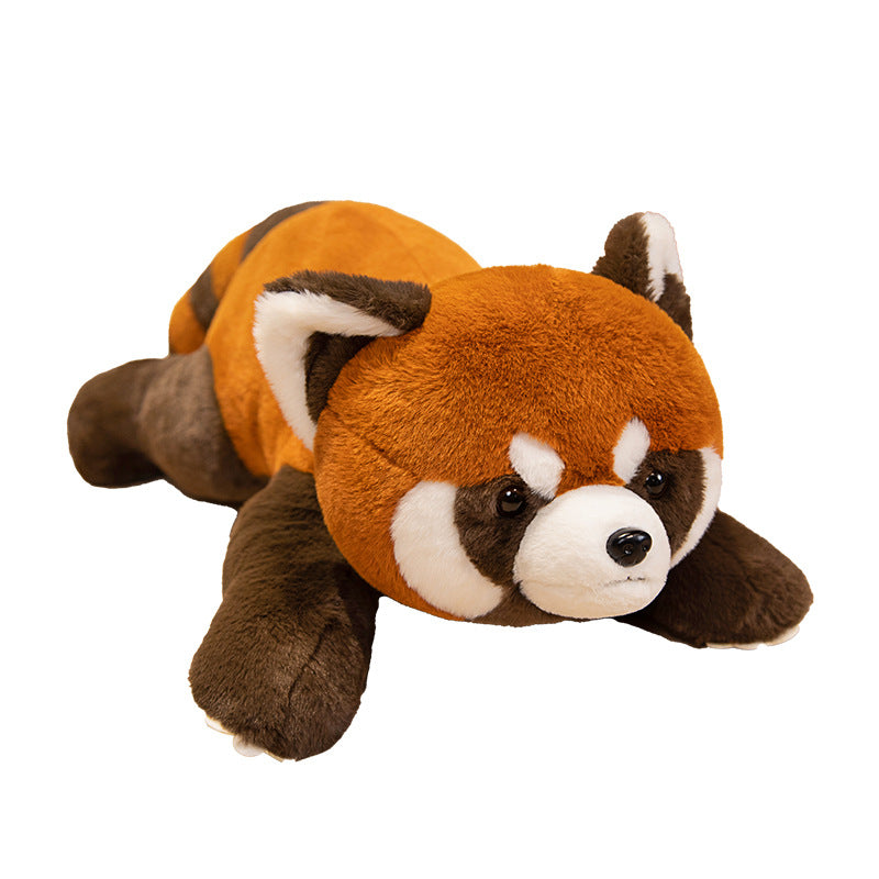 Cute and adorable simulation raccoon doll plush toy little raccoon doll children sleeping comfort pillow doll