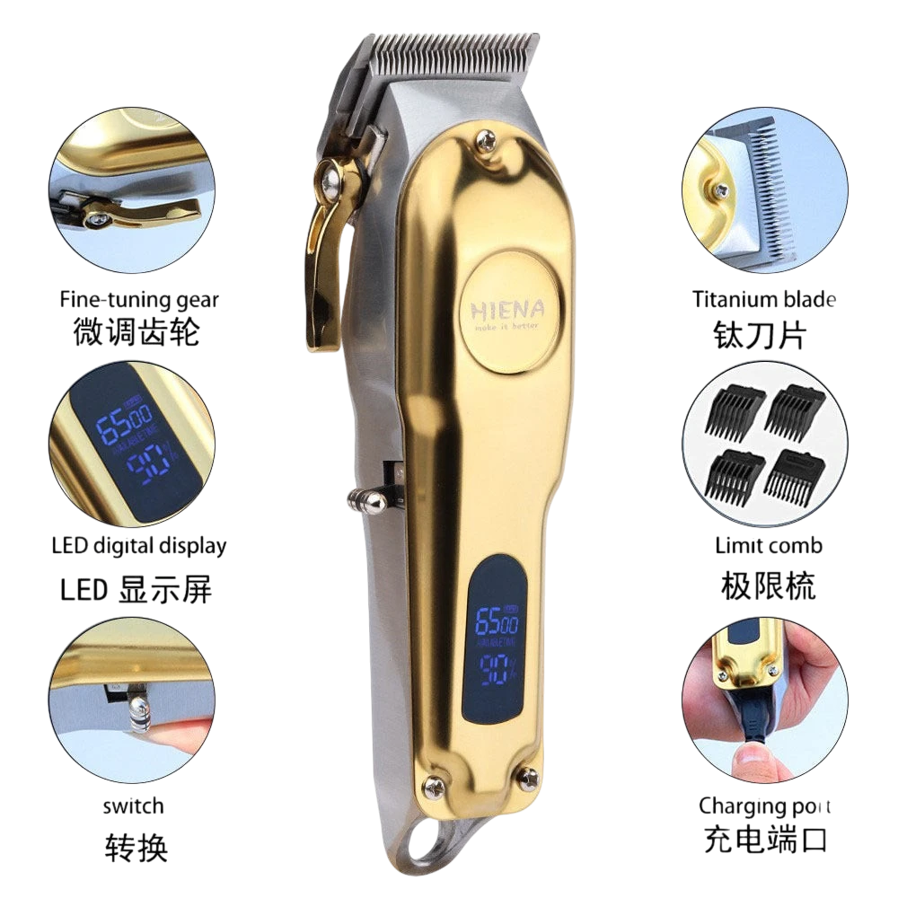 Professional Electric Hair Clipper – Rechargeable | Aladinae