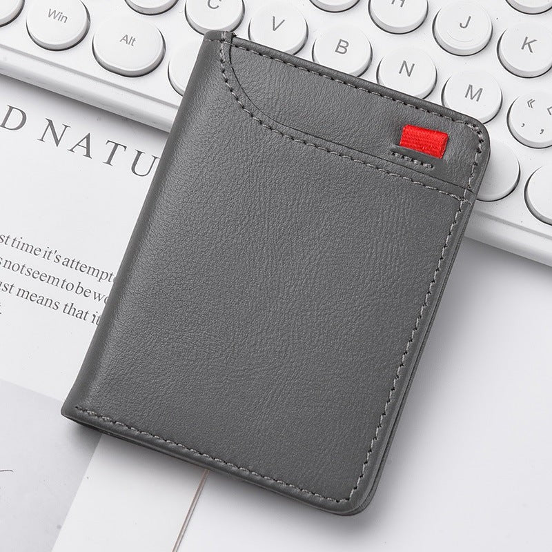 Men's Vertical Multi-Card ID Holder – Mini Wallet | Aladinae