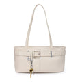 Niche high-end commuter shoulder bag for women 2024 new autumn and winter retro all-match hot girl motorcycle underarm bag