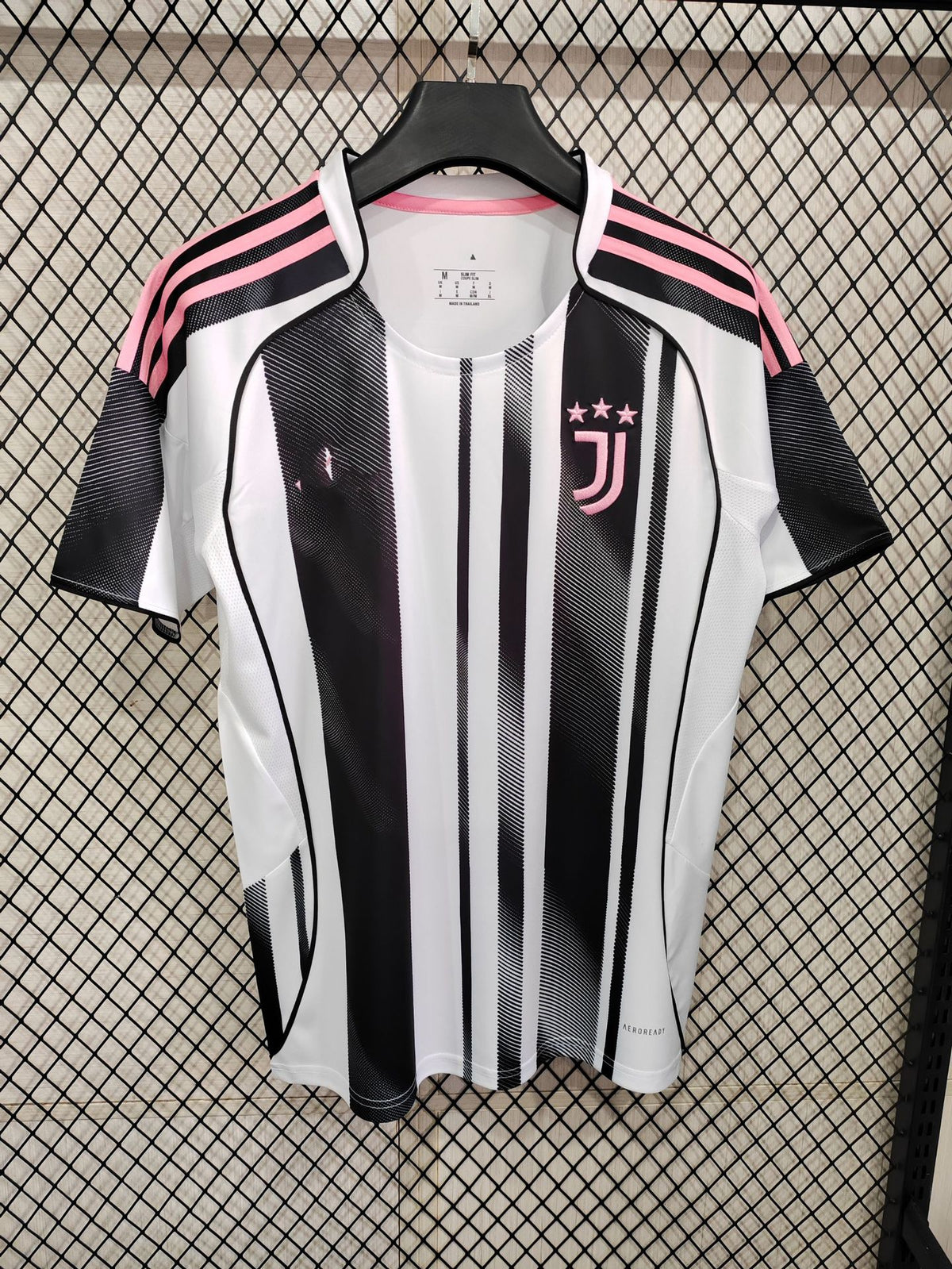Men's Short-Sleeve Football Jersey - Polyester, Striped