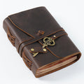 cowhide traveler notebook notepad retro handmade loose-leaf book magic diary