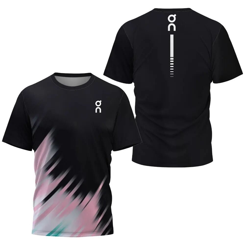 Men's Quick-Dry Mesh T-Shirt - Short Sleeve, Crew Neck