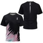 Men's Quick-Dry Mesh T-Shirt - Short Sleeve, Crew Neck