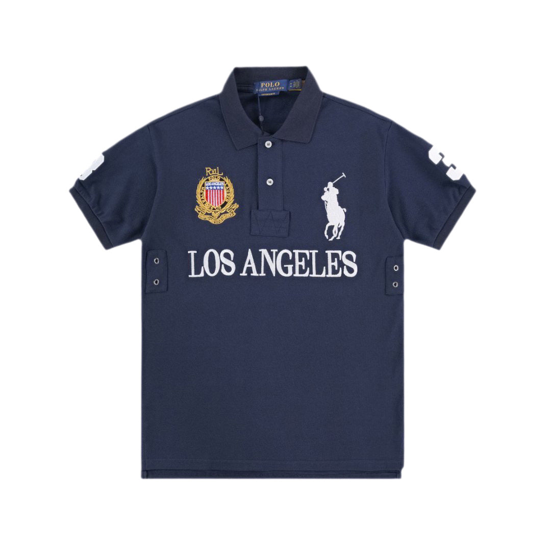 Men's Chicago Red Embroidered Polo Shirt | Aladinae