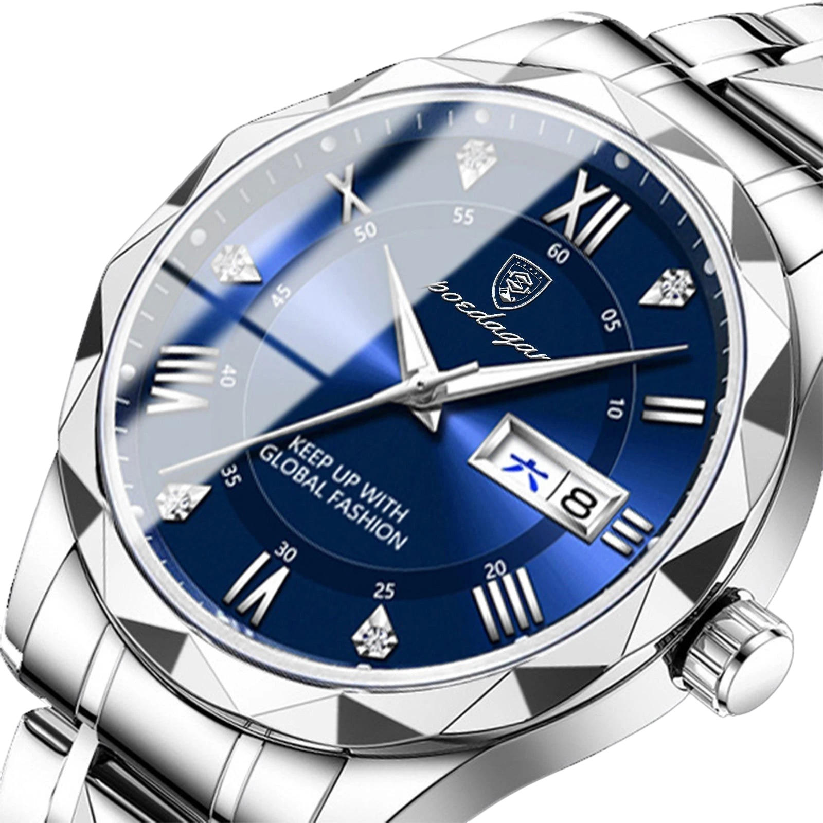 Swiss-Style Men's Dual Calendar Quartz Watch | Aladinae
