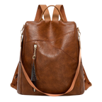 High-end patchwork backpack, 2025 new style, travel anti-theft backpack, student multi-functional schoolbag, dropshipping available.