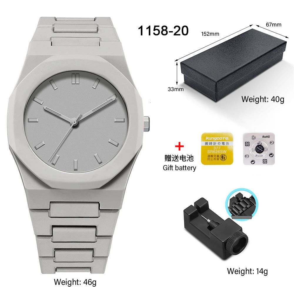 SHUAIKE new personality fashion large dial women's watch candy color trend fashion watch decorative color watch