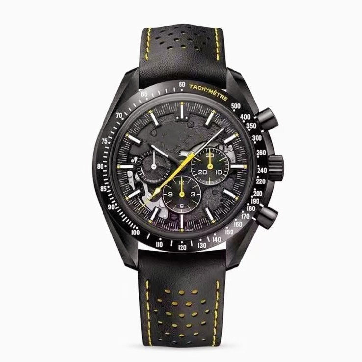 Omega's popular and trendy Speedmaster classic men's quartz watch (non-mechanical).