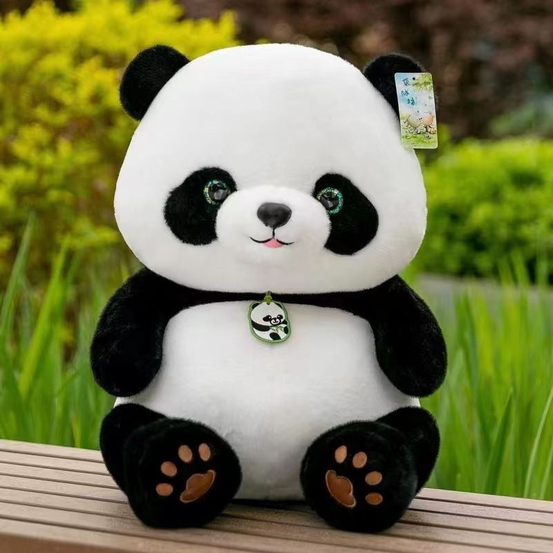 Panda Beibei plush toy cute national treasure giant panda simulation doll grab machine doll children gift doll