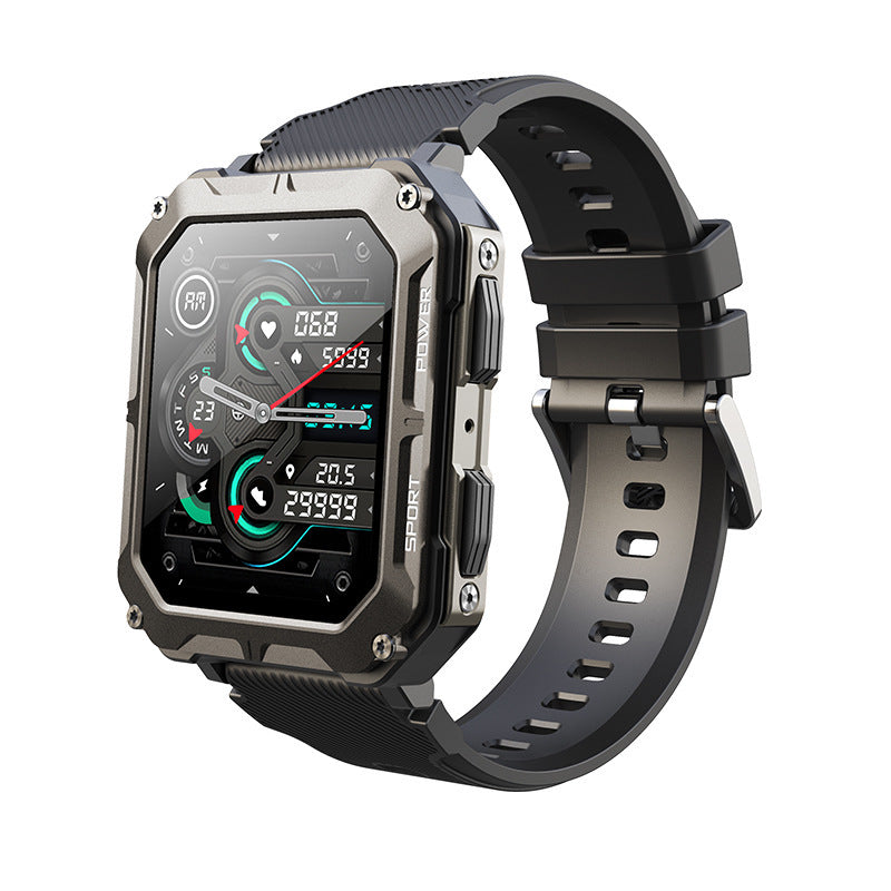 Men & Women's Bluetooth Smart Watch - Waterproof, Square Dial