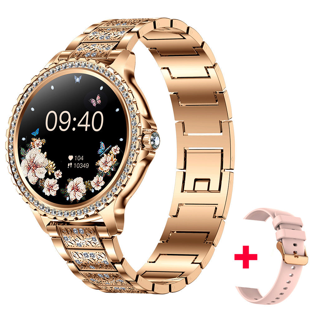 Women's Smart Watch - HD Display, Bluetooth Call, Heart Rate