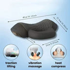 Cross-border cervical pillow for cervical spine support, massage, non-traction, heating, repair, cylindrical shape, sleep aid, and neck support.