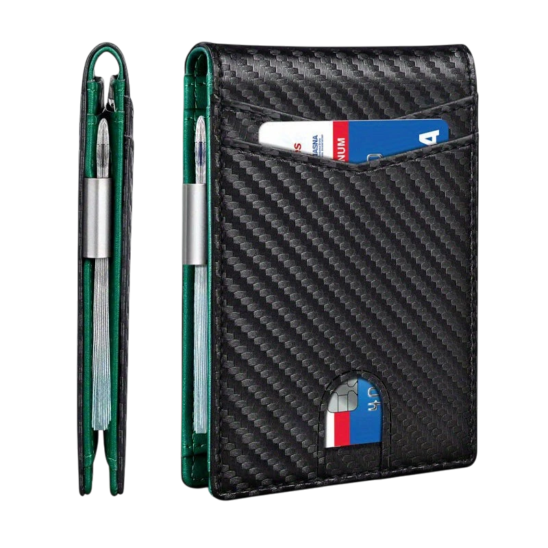 RFID Genuine Leather Card Holder – 12 Card Slots | Aladinae