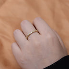 European and American ins simple micro-paved zircon stacked versatile ring s925 sterling silver geometric round full diamond ring bracelet