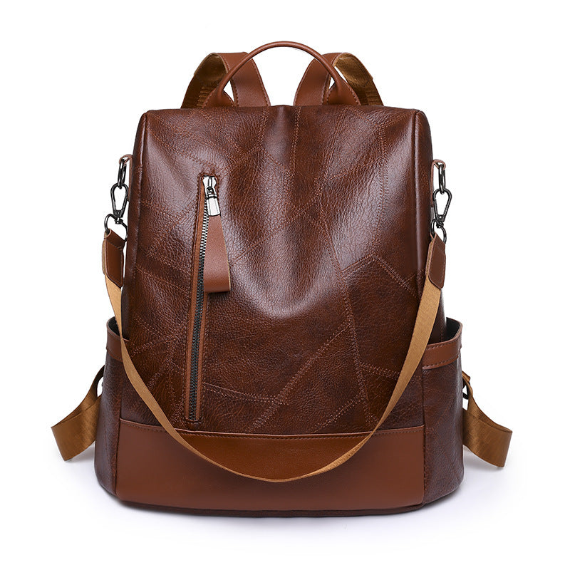 PU backpack women's fashion outdoor travel anti-theft bag female casual ladies backpack female student small school bag on behalf of
