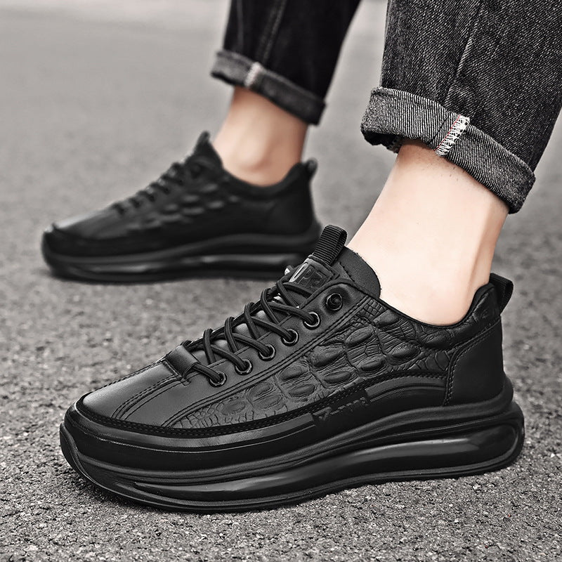Men's Crocodile Leather Casual Shoes