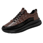 Men's Crocodile Leather Casual Shoes