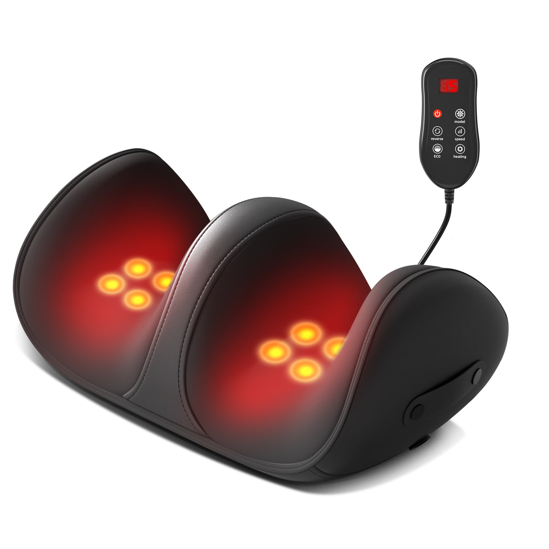 Cross-border foot massage machine home intelligent kneading leg massager foot massager hot compress foot sole calf foot massager