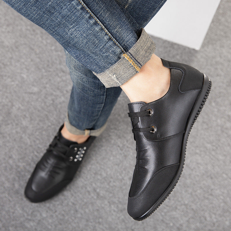 Men's Height-Increasing Leather Casual Shoes