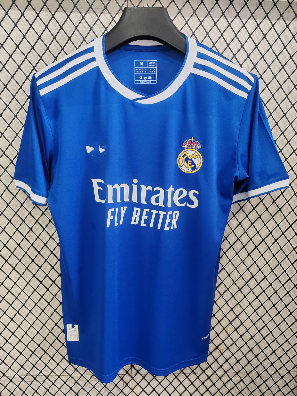 Men's Short-Sleeve Football Jersey - Polyester, Striped