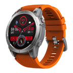 Men's Orange AMOLED GPS Smart Watch - Bluetooth Call