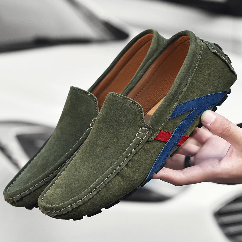 Men's Genuine Leather Slip-On Loafers | Aladinae