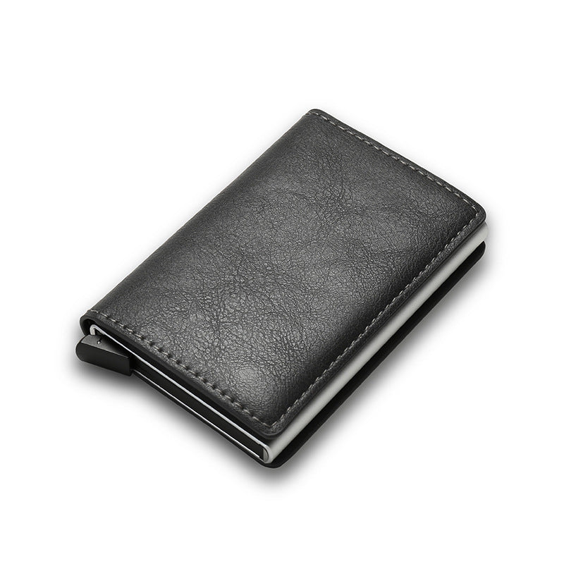 Men's Carbon Fiber Card Holder Wallet - RFID Blocking