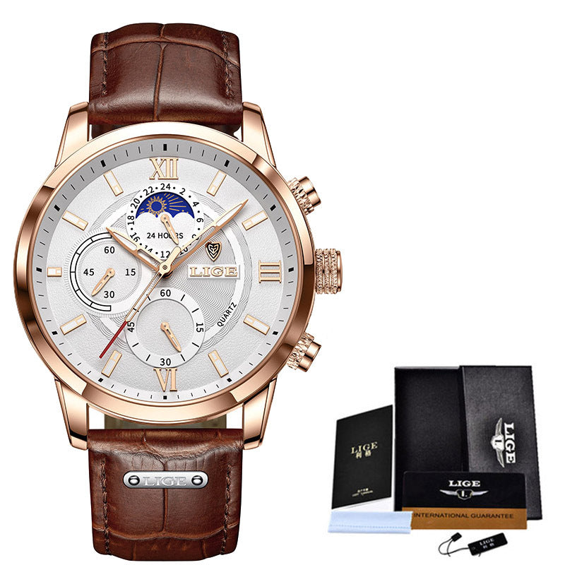 Men's Multi-Function Chronograph Quartz Watch