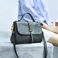 Handmade top layer cowhide vegetable tanned leather vintage messenger bag handmade soft cowhide French handbag feel crossbody women's bag
