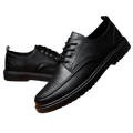 Men's Black British Brogue Shoes | Aladinae